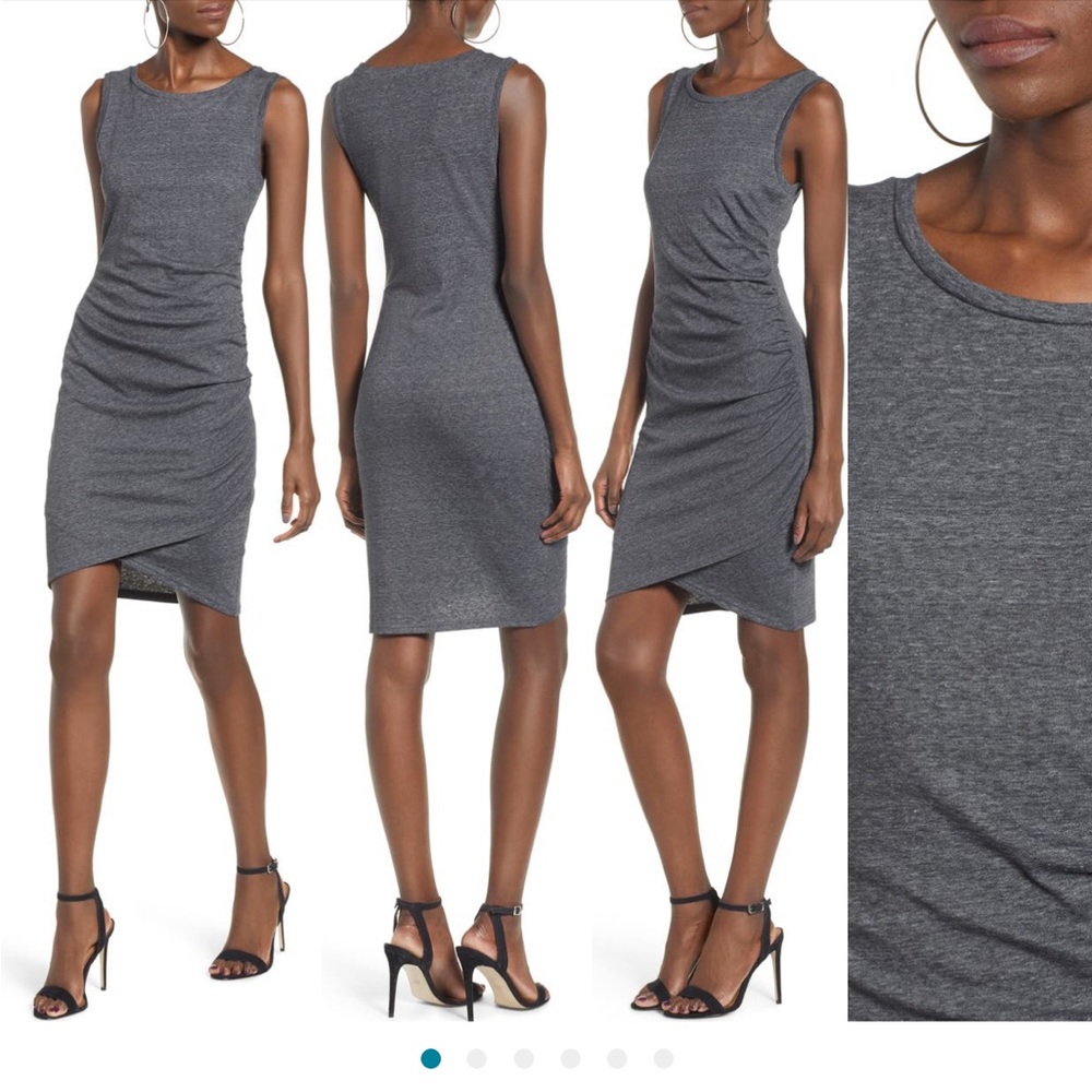 Leith Ruched Body-Con Sleeveless Dress